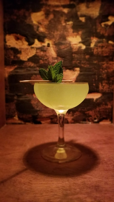 The Mad King cocktail by Parker Girard at Barrel Washington DC - Midori drink recipes
